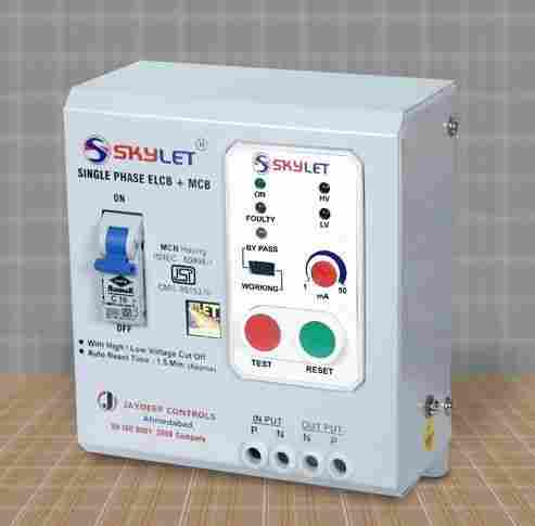 Elcb (Earth Leakage Circuit Breaker) And Mcb With High & Low Voltage Protection 32 A