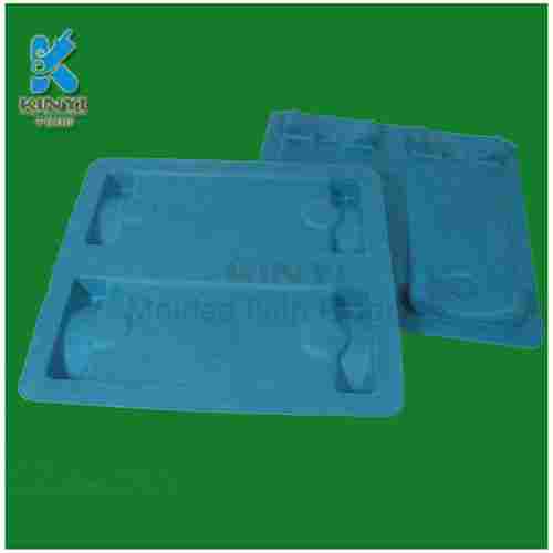 Colorful Molded Sugarcane Bagasse Pulp Packaging Tray