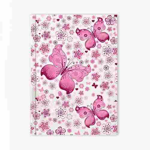 Beautiful Pink Butterfly Abstract Notebook