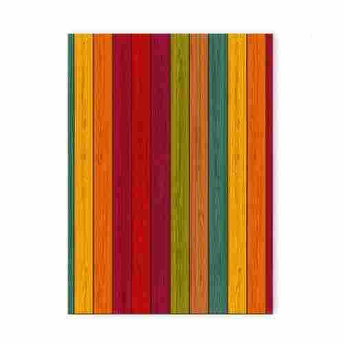 Multi Color Abstract Wood Notebook