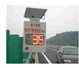 Solar Powered Portable Speed Display Signs