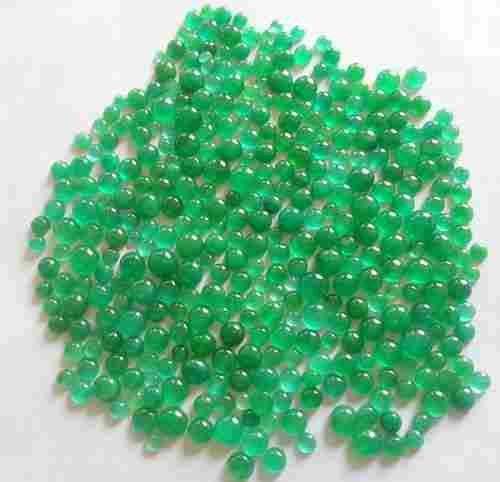Dyed Emerald Green Cabochon