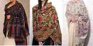 Ladies Embroidered Shawls