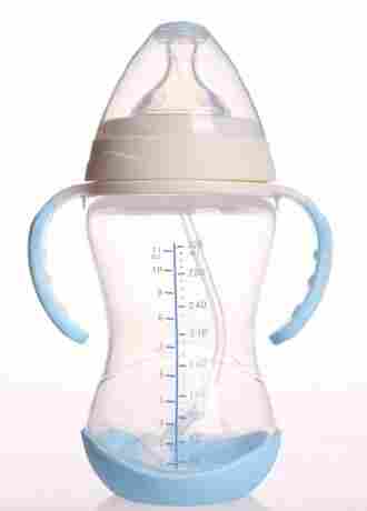320ml Dual Color Wide-Neck Bottom Protection Feeding Bottle
