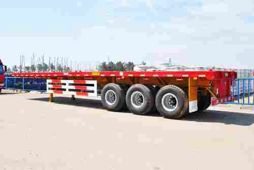 Platform Flat Bed Container Semi Trailer