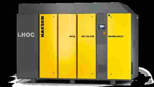 Oil-Free Compression Rotary Screw Compressors With Integrated Compressed Air Dryer