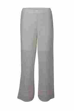 Embroidered Ivory Flared Pants