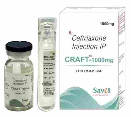 Craft 1g Ceftriaxone Injection