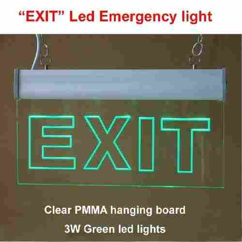Sign Emergency Light