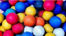 Multi Colored Cricket Rubber Balls