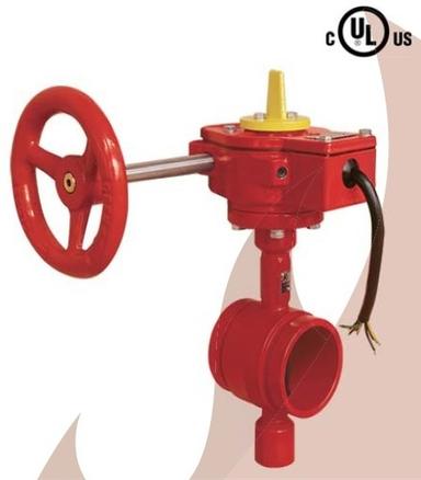 Ul Fire Protection Groove Type Butterfly Valve