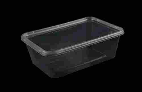 Plastic Rectangle Food Packaging Tray (1000 Ml)