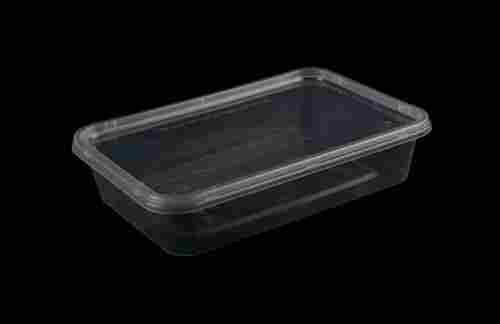 Plastic Rectangle Food Packaging Tray (500 Ml)