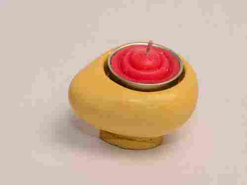 Concrete Candle Holder With Scented Candle108yellow