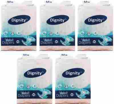 Romsons Dignity Adult Diaper - Medium 10 Pcs (Set Of 5)