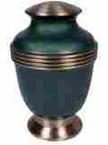 Bottle Green Color Brass Urn