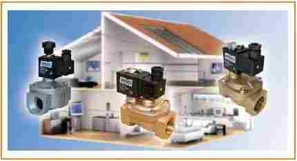 Solenoid Valve for Utility Lines, Building Automation