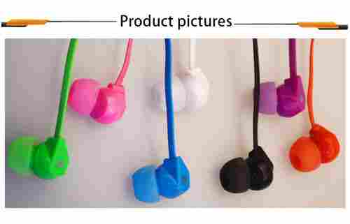 Hifi Stereo Plastic Cheap In-Ear Noodle Cable Earbuds