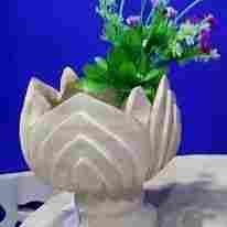 Floral Natural Stone Planter