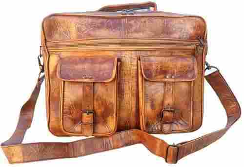 Leather Vintage School Bag