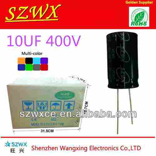 ISO 10UF 400V Aluminum Electrolytic Capacitor