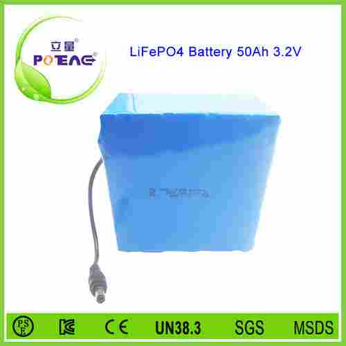 Rechargeable Lithium Lifepo4 Battery 3.2V 50Ah