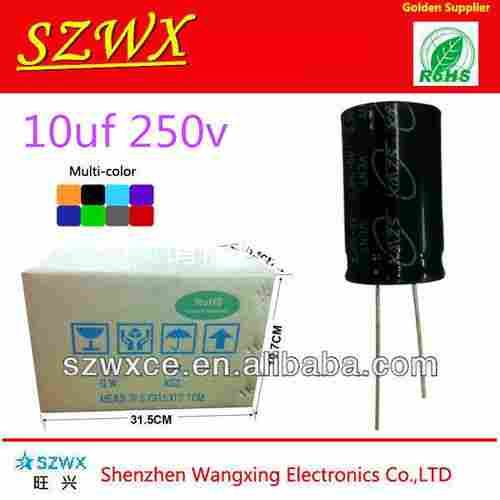 250v 10uf Capacitor With Low Price For Power Supply