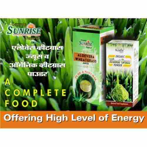 Organic Aloevera Wheatgrass Juice