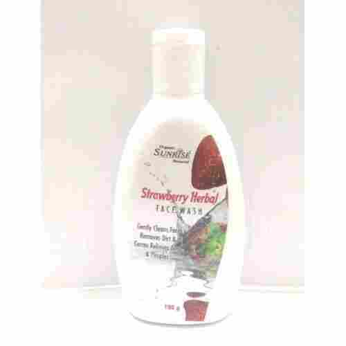 Organic Sunrise Strawberry Aloevera Face Wash