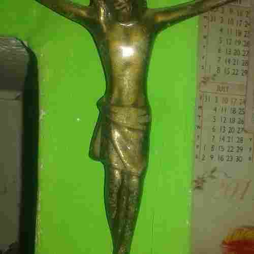Brass Jesus statue
