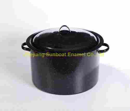 7QT Cast Iron Enamel Stock Pot