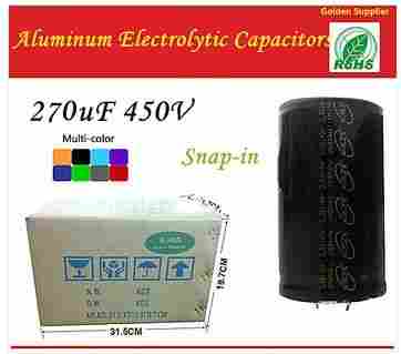 Long Life 3000 Hours Above 450V Aluminum Electrolytic Capacitors