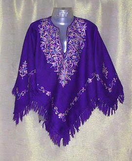 Handmade Embroidered Ponchos