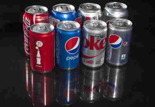 Coca Cola And Pepsi Can