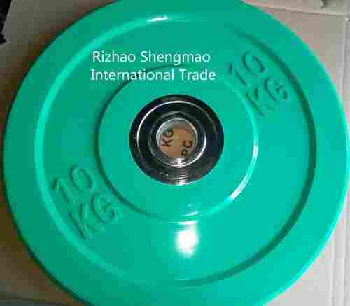 Olympic Weight Lifting Rubber Barbell Plate