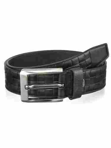 Black Teakwood Real Leather Belt
