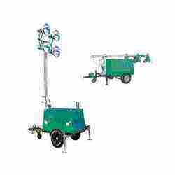 Mobile Lighting Tower Cum Generator