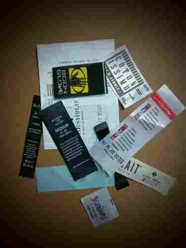 Printed Tags And Labels