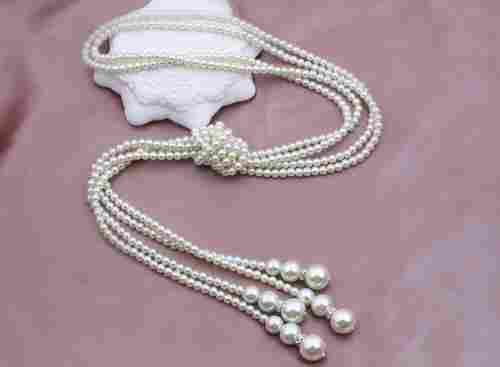 Multilayer Pearl Necklace Female Design