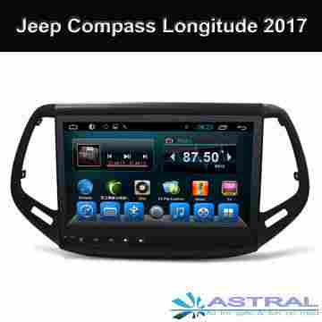 Factory Android 6.0 Double Din Car Dvd Player Jeep Compass Longitude 2017