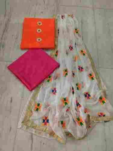 Taffeta Silk Ladies Dress Material