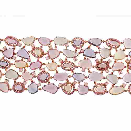 Multi Colored Sapphire Bracelet
