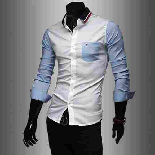 Designer Blue And White Shirts