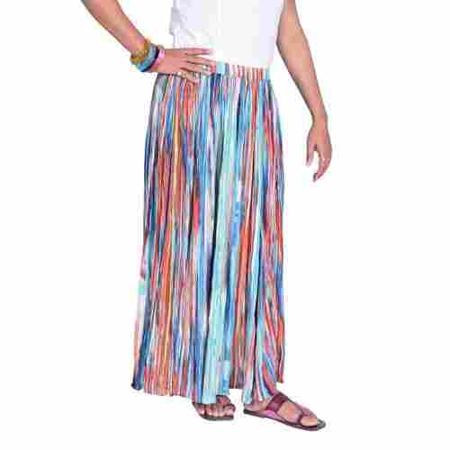 Cotton Multi Colour Frill Skirt