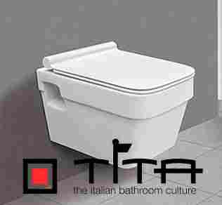 Ceramic Wall Mounted Toilet Seat