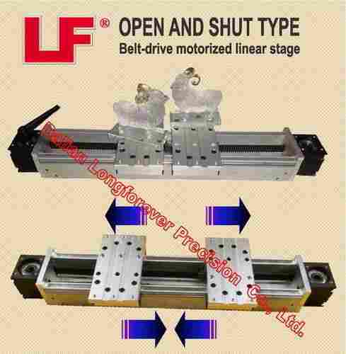Open And Shut Type Linear Guide Stage