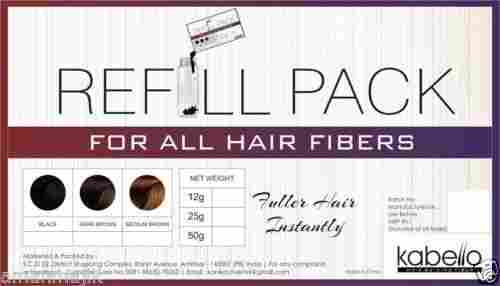 Professional Strong Hold Easy Styling Hair Building Fiber Refill Pack