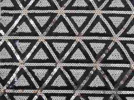 Sequin Embroidery Fabric For Ceremonial Wear