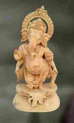 Wood Sculpture Of Lord Ganesha