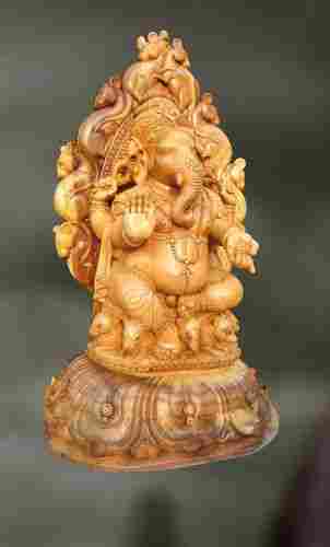Wood Sculpture Of Lord Ganesha (Avignha)